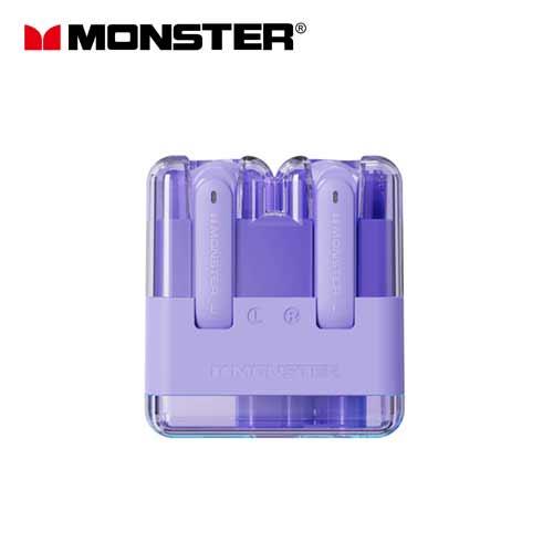 MONSTER魔聲 琉光粉彩藍牙耳機 XKT12-PUR 紫