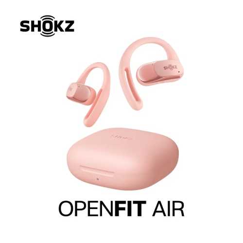 【SHOKZ】OpenFit Air T511 開放式藍牙耳機 櫻花粉原價 3690 (省 400)