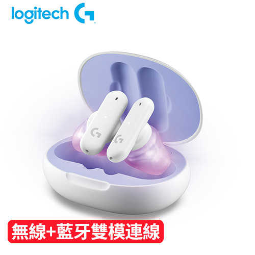 Logitech G 羅技 G Fit 真無線藍牙遊戲耳機 白