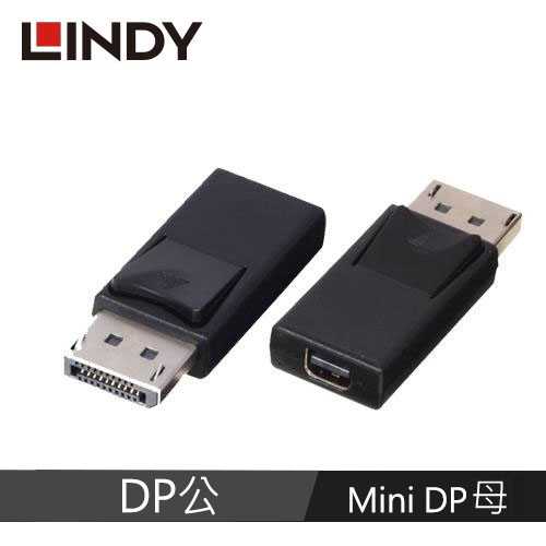 LINDY林帝 DISPLAYPORT公 To MINI DISPLAYPORT母 轉接頭