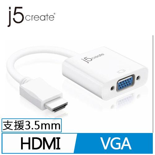 j5create HDMI to VGA轉接器 JDA213