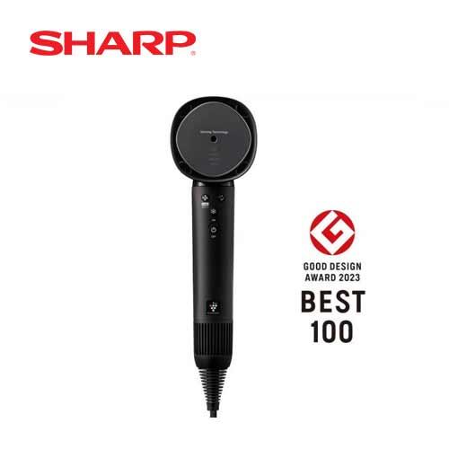 SHARP夏普 四氣流水潤溫控吹風機 午夜黑 IB-WX901T-B送1切2孔轉接器