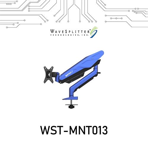 WaveSplitter威世波 電競Style鋁合金氣壓穿孔式螢幕支架 星耀藍原價 3680 (省 700)