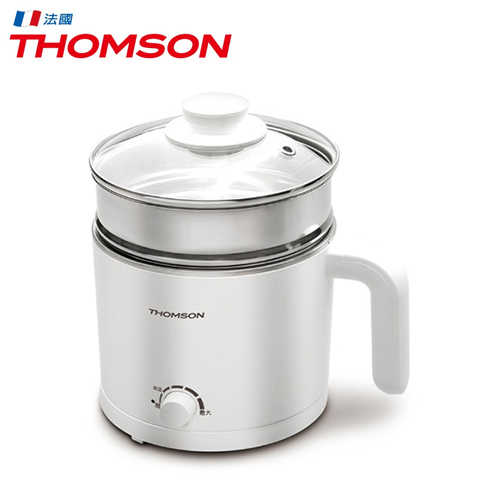 THOMSON 湯姆森 雙層防燙帶蒸籠美食鍋 TM-SAK43