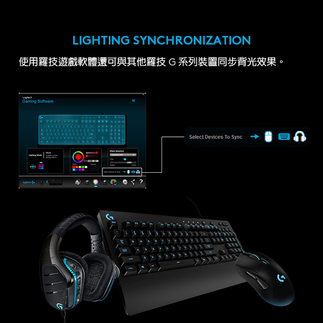Logitech 羅技 G213 PRODIGY RGB遊戲鍵盤｜EcLife良興購物網