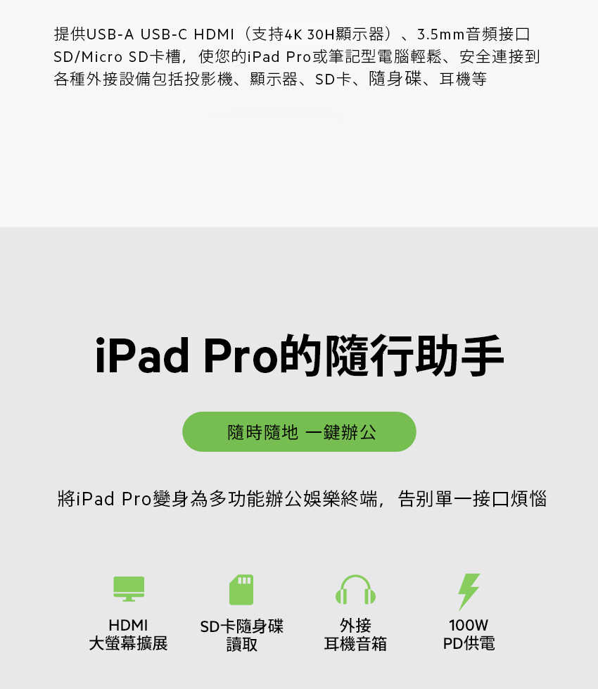 Belkin Type-C 7合一多媒體集線器 (支援100W供電) AVC009BTSGY