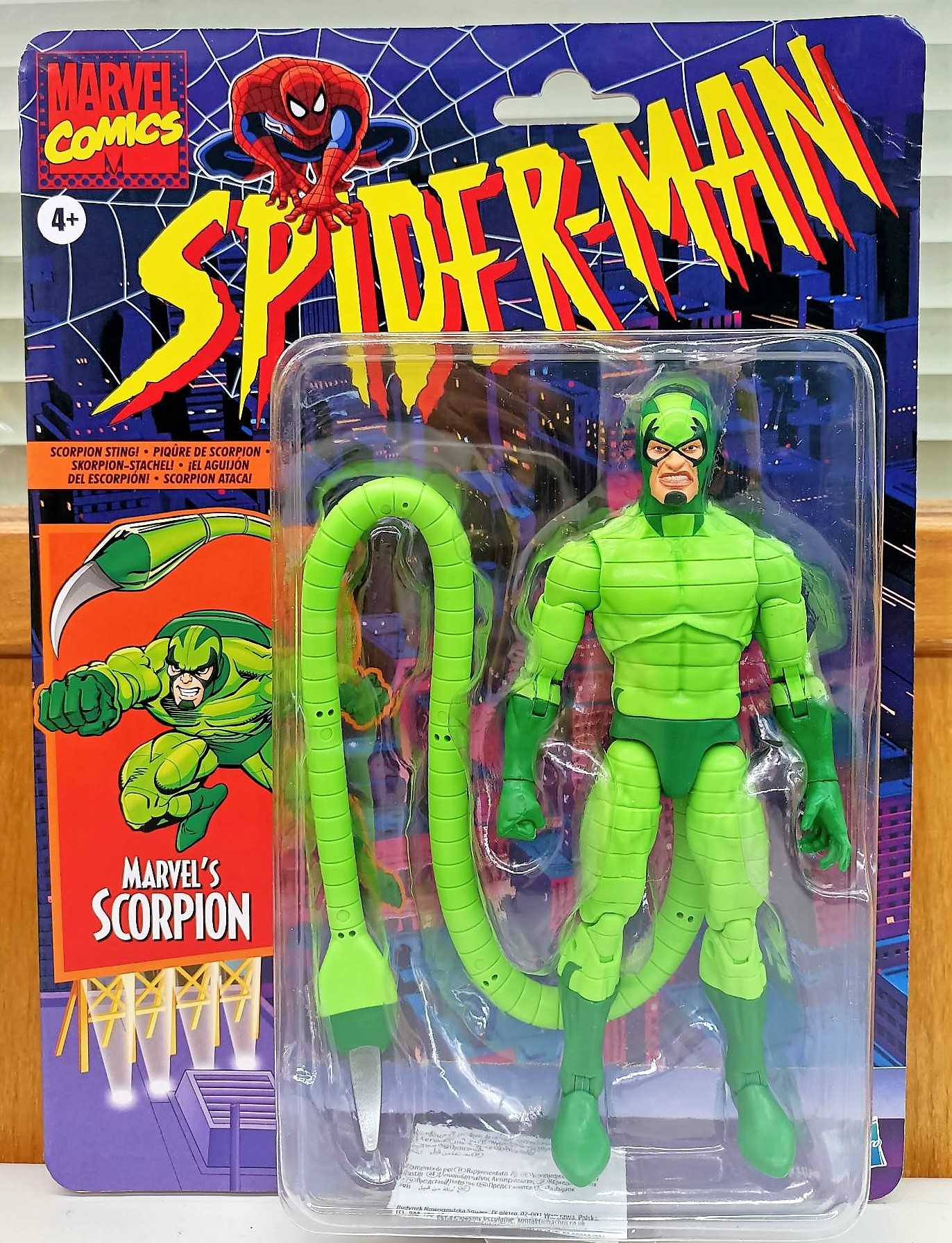 不專業玩具 不挑盒況 孩之寶 漫威 6吋 復古吊卡 蜘蛛人 蠍子人 SCORPION 非猛毒 鋼鐵人