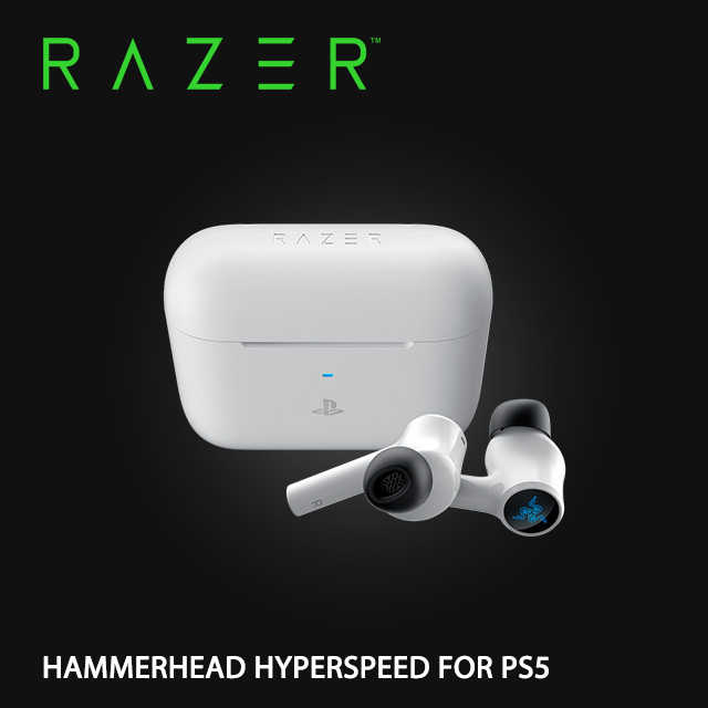 【Razer 雷蛇】Hammerhead HyperSpeedTrue 戰錘狂鯊 真無線耳機 PS5款