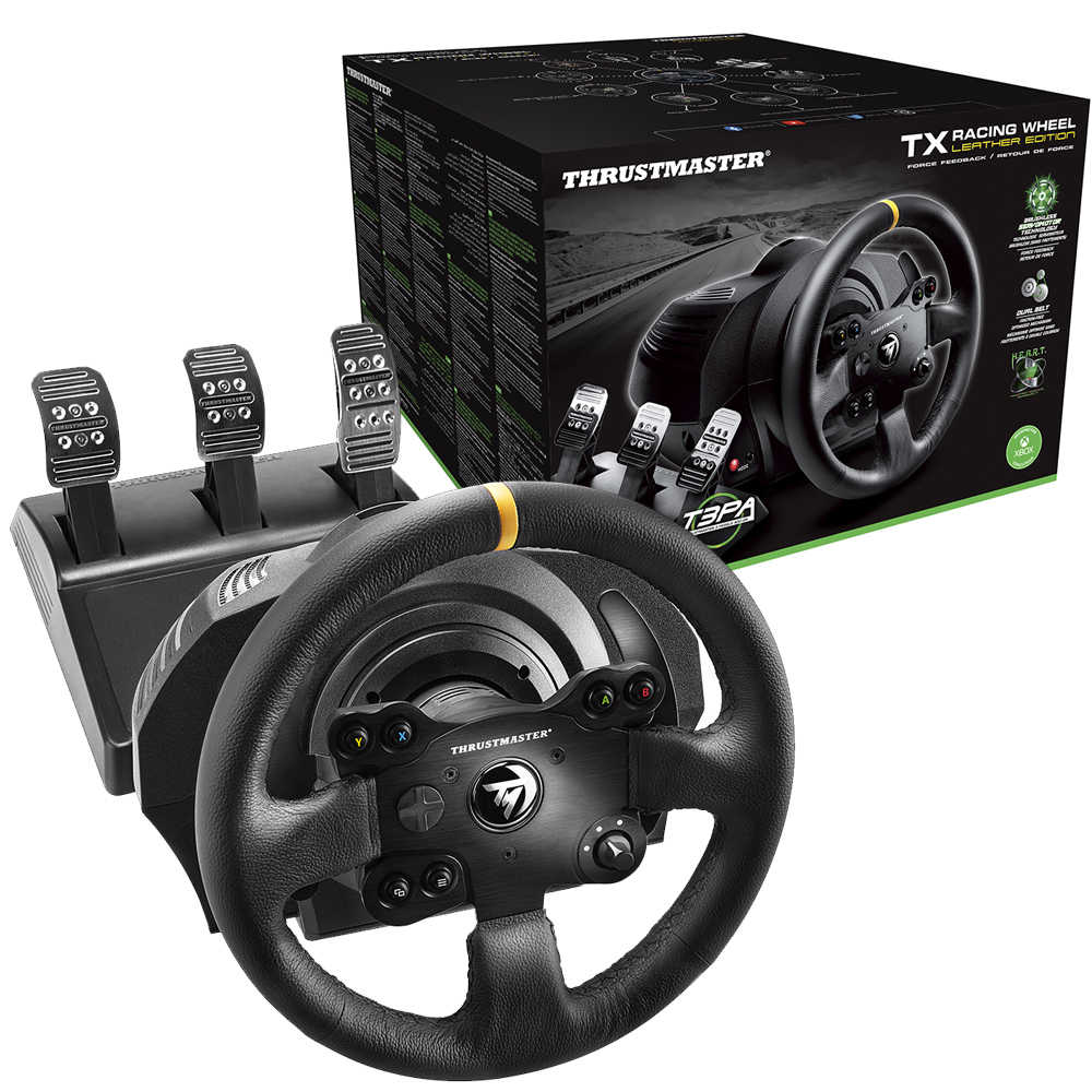 圖馬斯特 TX Racing Wheel Leather Edition方向盤 支援XBOX PC