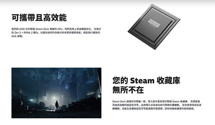 Steam Deck 1TB 2TB 台灣公司貨 一體式掌機 (客製化容量)【贈外出攜帶包+保護貼】