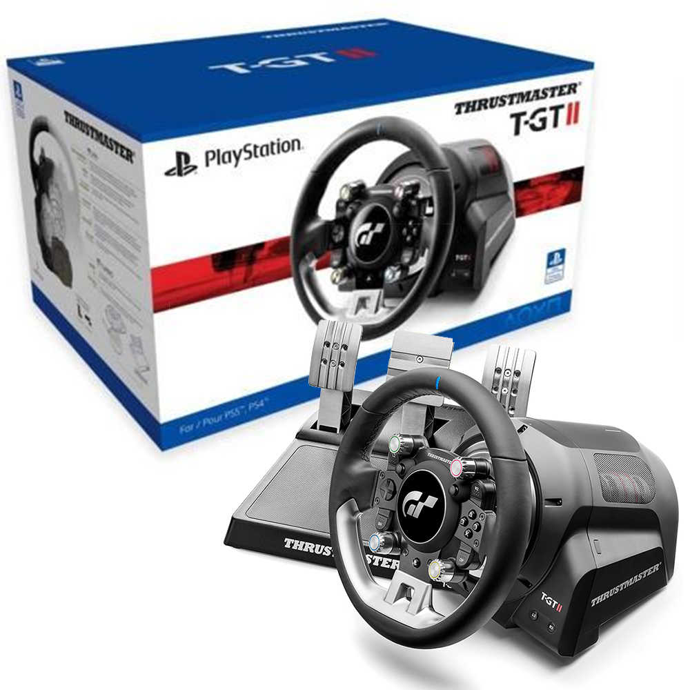 圖馬斯特 THRUSTMASTER T-GT II 力回饋方向盤PS4 PS5 PC 可加購 賽車架 排檔桿