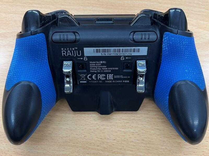 【福利品出清】 PS4 雷蛇 Razer Raiju Gaming Controller for PS4 蒼藍雷獸手把