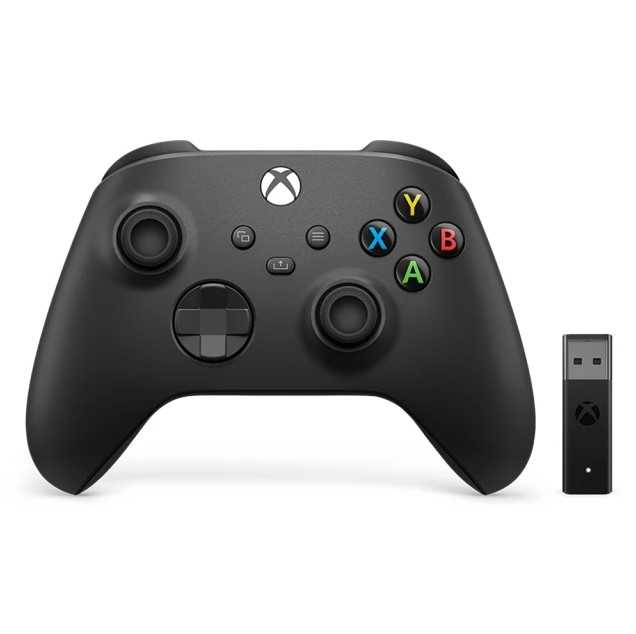 Xbox SERIES無線控制器 + Windows 10無線轉接器套組【贈TYPE-C充電線】