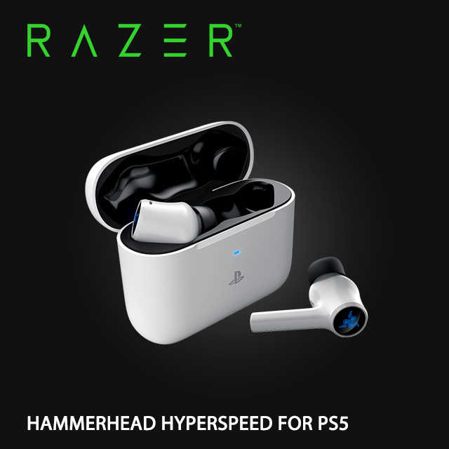 【Razer 雷蛇】Hammerhead HyperSpeedTrue 戰錘狂鯊 真無線耳機 PS5款