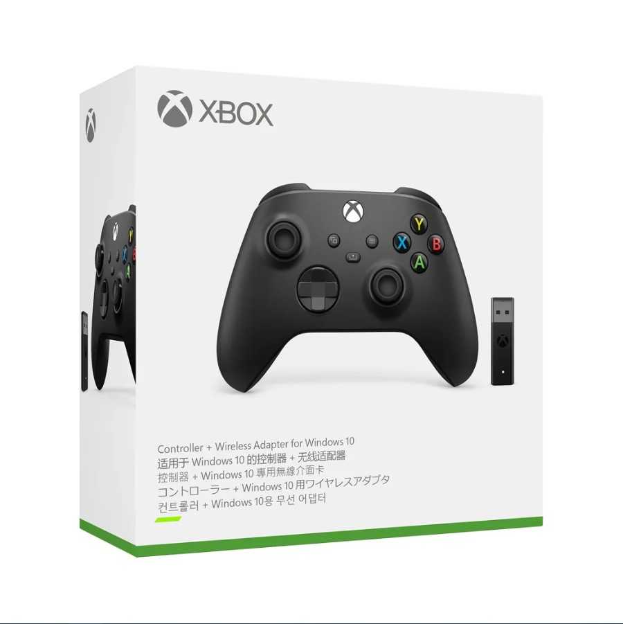 現貨Xbox SERIES S/X 無線控制器+ Windows 10專用無線轉接器套組(磨砂
