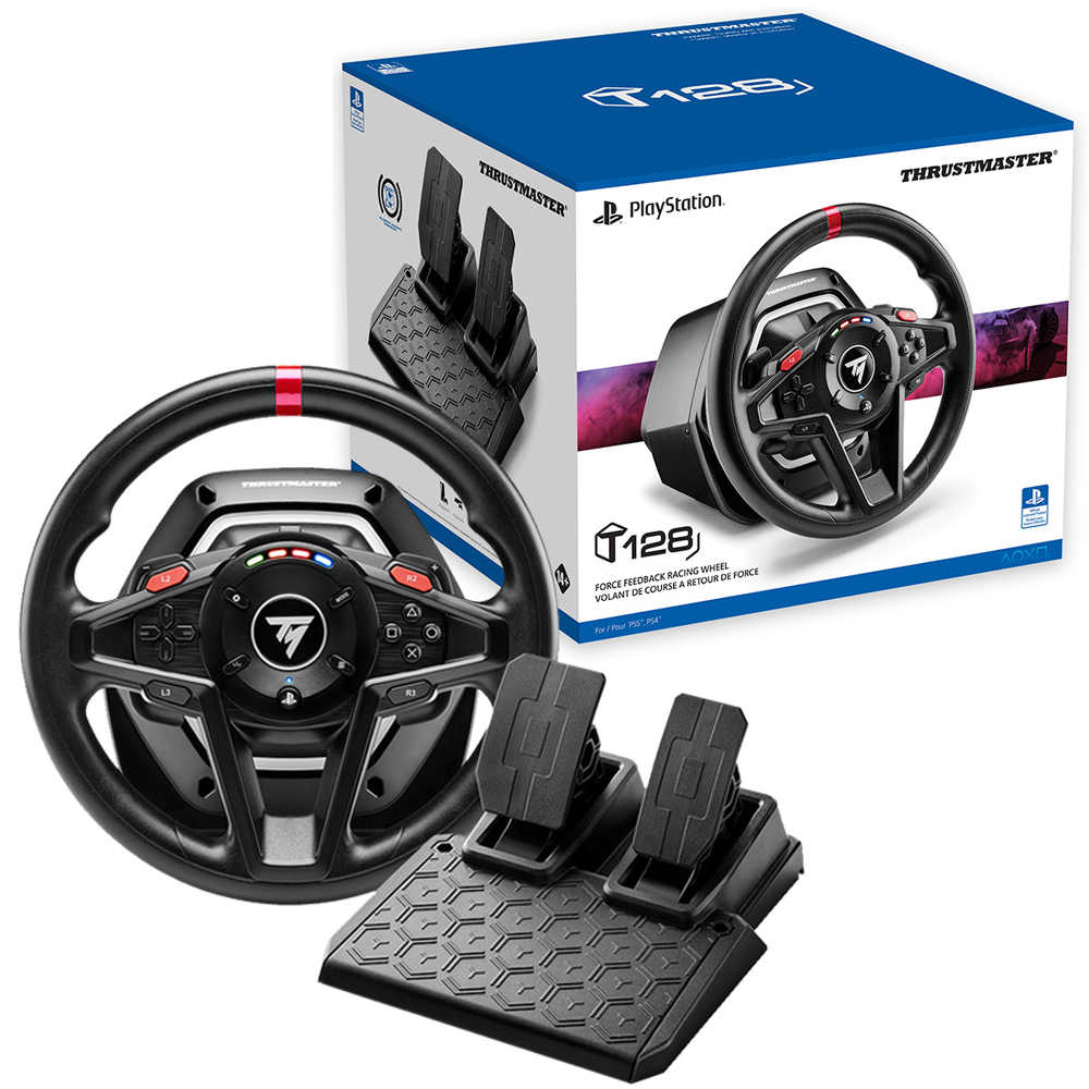 【活動下殺】圖馬斯特 THRUSTMASTER T128P 力回饋方向盤 支援 PS4 PS5 PC