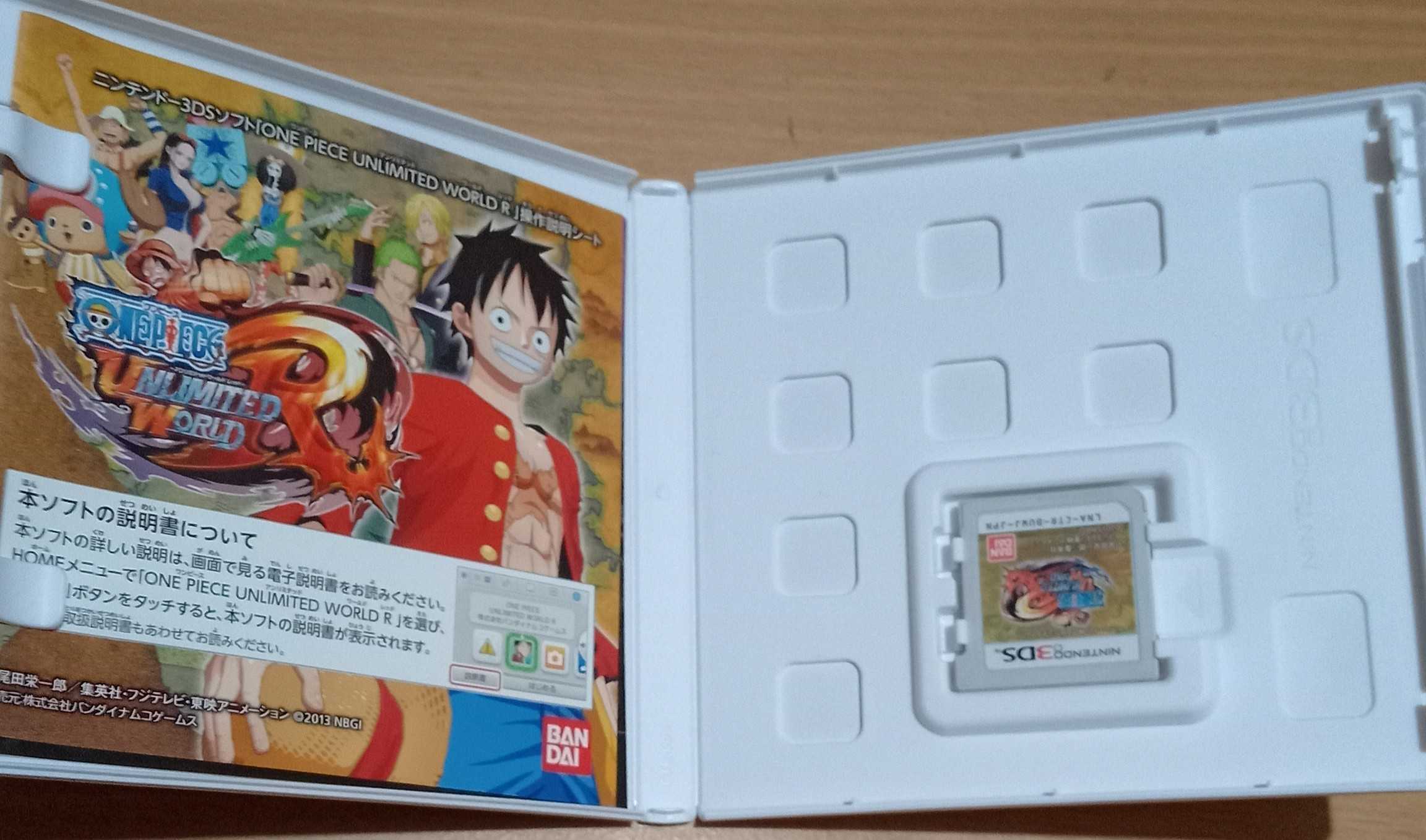 任天堂-3DS-ONE-PIECE-冒險世界-赤紅(日規)(台規的不能玩)