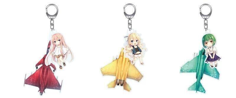 ☆卡卡夫☆ 全新現貨 Groove Garage 飛翔吧！戰機少女 角色戰機鑰匙圈 法多姆 Phantom 單售