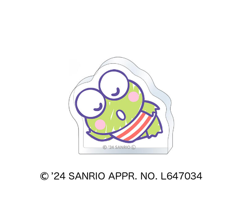☆卡卡夫☆全新現貨 Movic 三麗鷗角色 側身睡姿壓克力磚 大眼蛙 單售