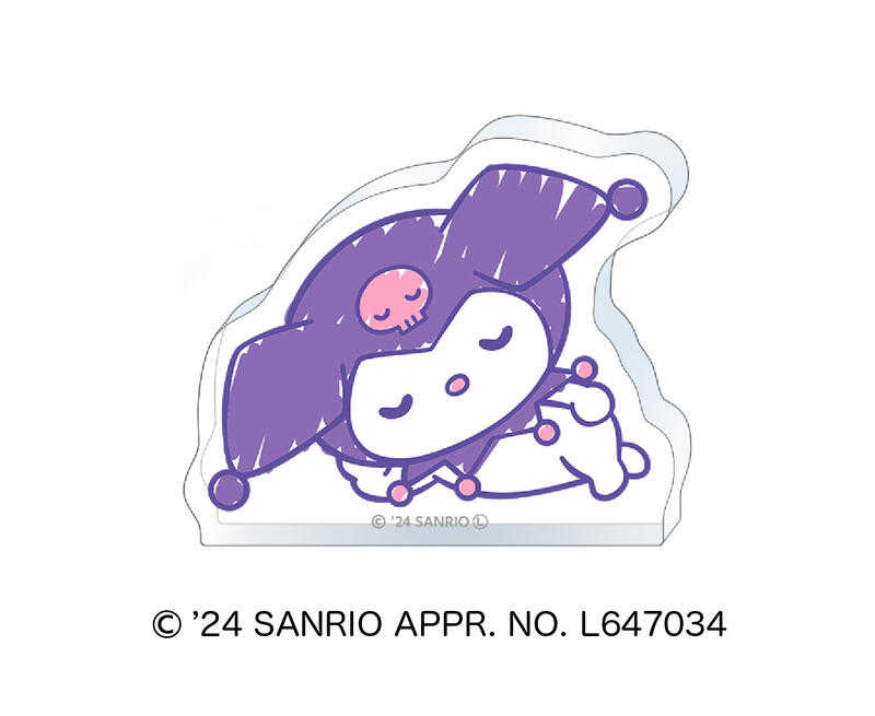 ☆卡卡夫☆全新現貨 Movic 三麗鷗角色 側身睡姿壓克力磚 大眼蛙 單售