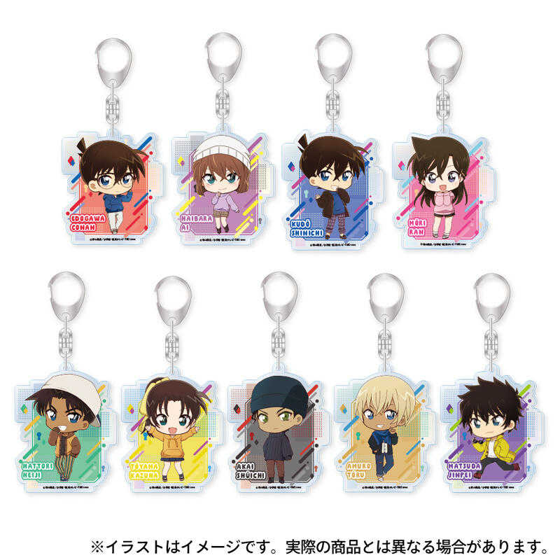 ☆卡卡夫☆全新現貨 Paluc 名偵探柯南 SD角色 壓克力鑰匙圈 分售