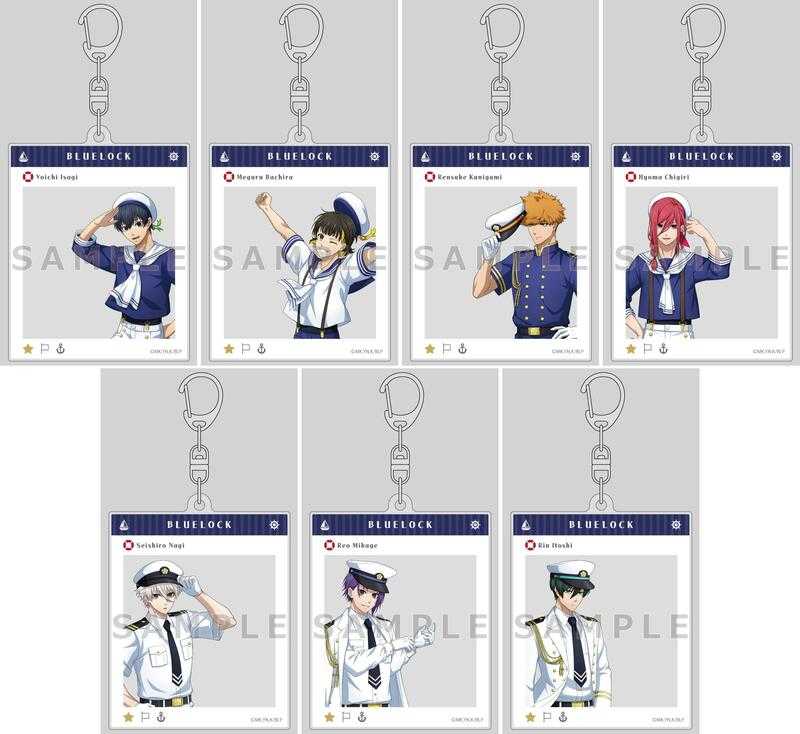 ☆卡卡夫☆全新現貨 Parflette 藍色監獄 海軍裝水手服 SNS風壓克力鑰匙圈 分售