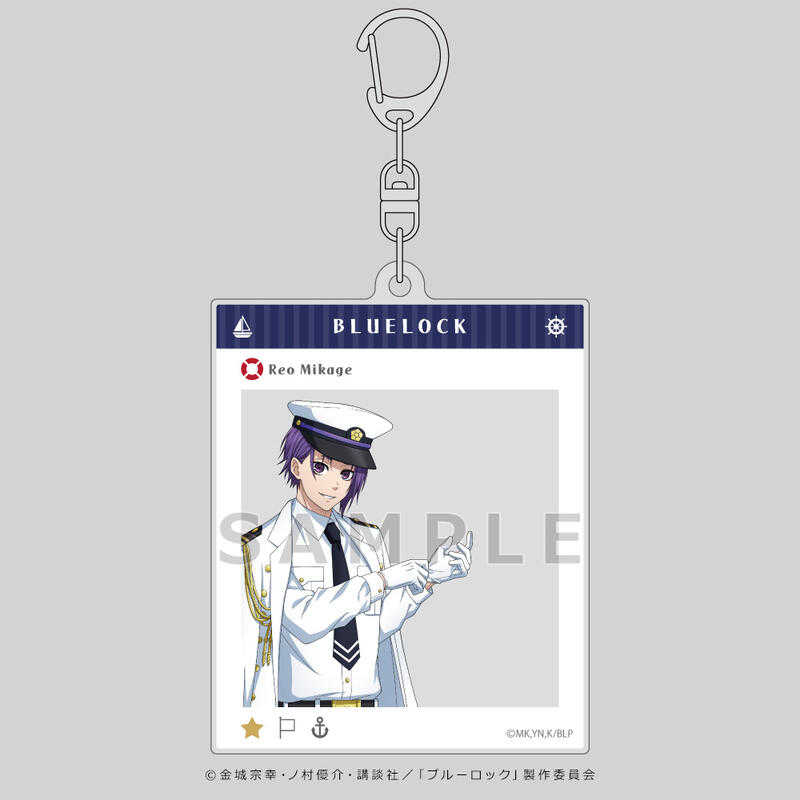 ☆卡卡夫☆全新現貨 Parflette 藍色監獄 海軍裝水手服 SNS風壓克力鑰匙圈 分售