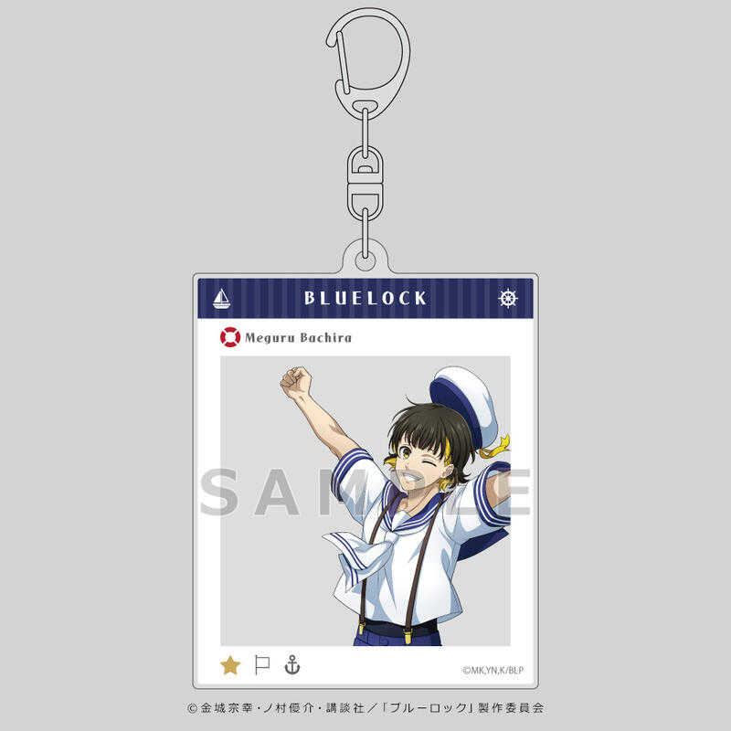 ☆卡卡夫☆全新現貨 Parflette 藍色監獄 海軍裝水手服 SNS風壓克力鑰匙圈 分售