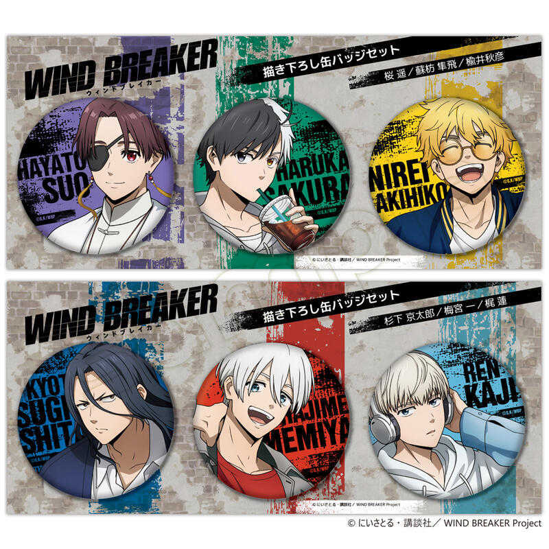 ☆卡卡夫☆全新現貨 Hagoromo 防風少年 私服 胸章 徽章3入套組 分售