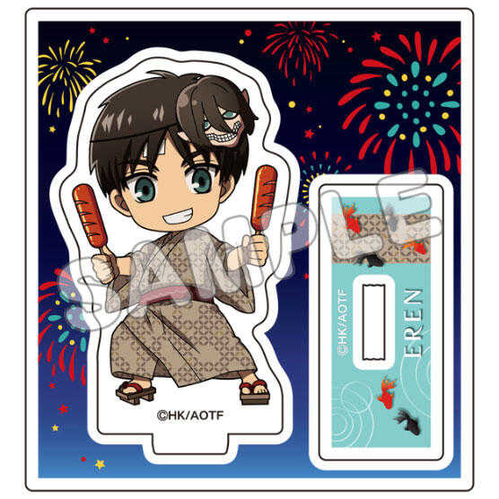 ☆卡卡夫☆全新現貨 TBS 進擊的巨人 緣日 Q版角色 迷你壓克力立牌 分售