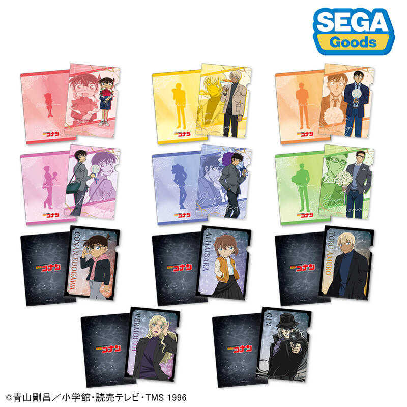 ☆卡卡夫☆25年8月預購(取付免訂金) SEGA 名偵探柯南 視覺藝術 A5透明資料夾收藏集 第3彈 中盒 0507