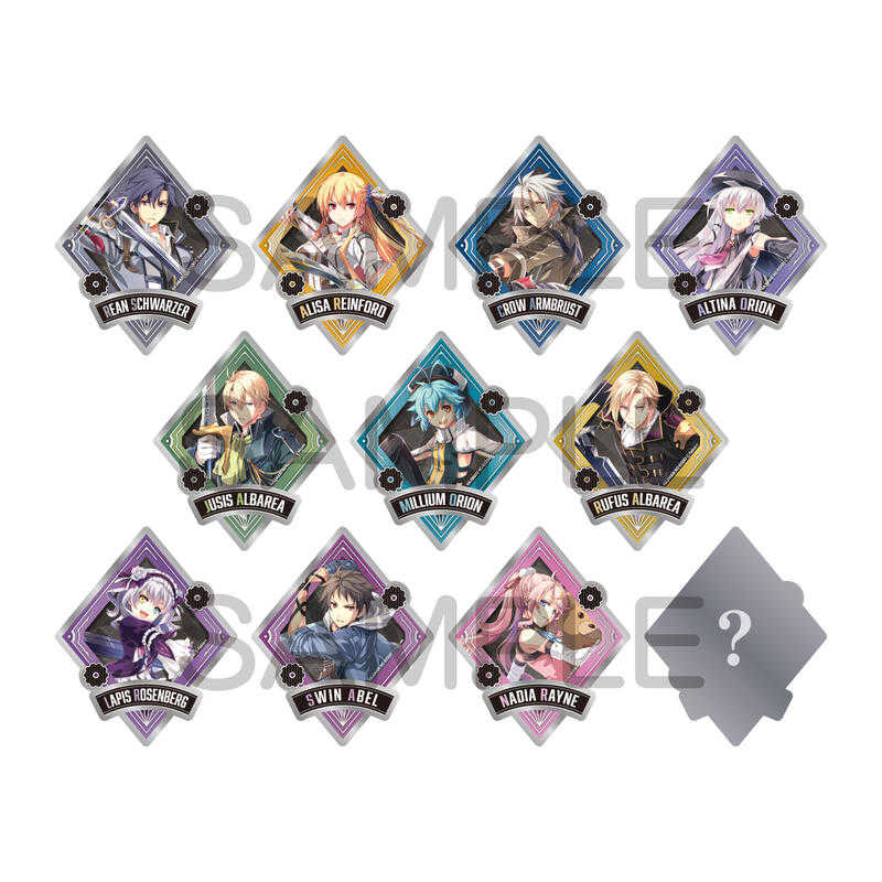 ☆卡卡夫☆25年6月預購(取付免訂金) AP 英雄傳說 創之軌跡 角色貼紙集 第1彈 中盒 0505