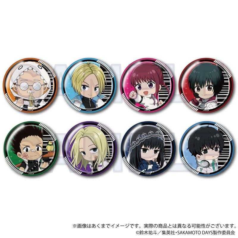 ☆卡卡夫☆25年6月預購(取付免訂金) Y Line 坂本日常 孤冷系穿搭 Q版徽章集 中盒 0428