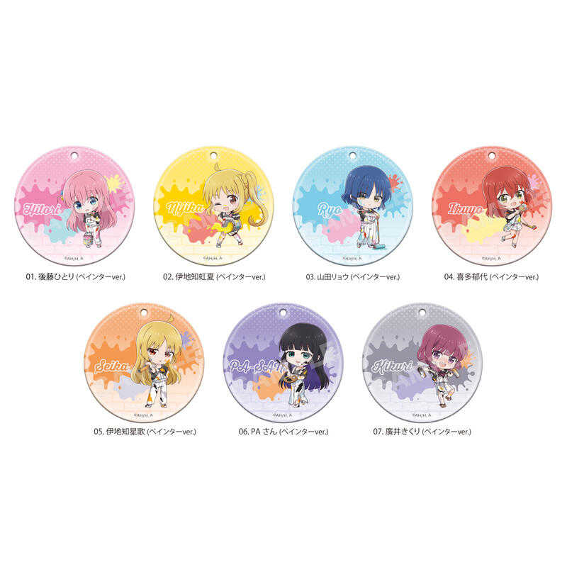 ☆卡卡夫☆25年6月預購(取付免訂金) CS.FRONT 孤獨搖滾! 油漆藝術 透明壓克力吊飾集 02 中盒 0509