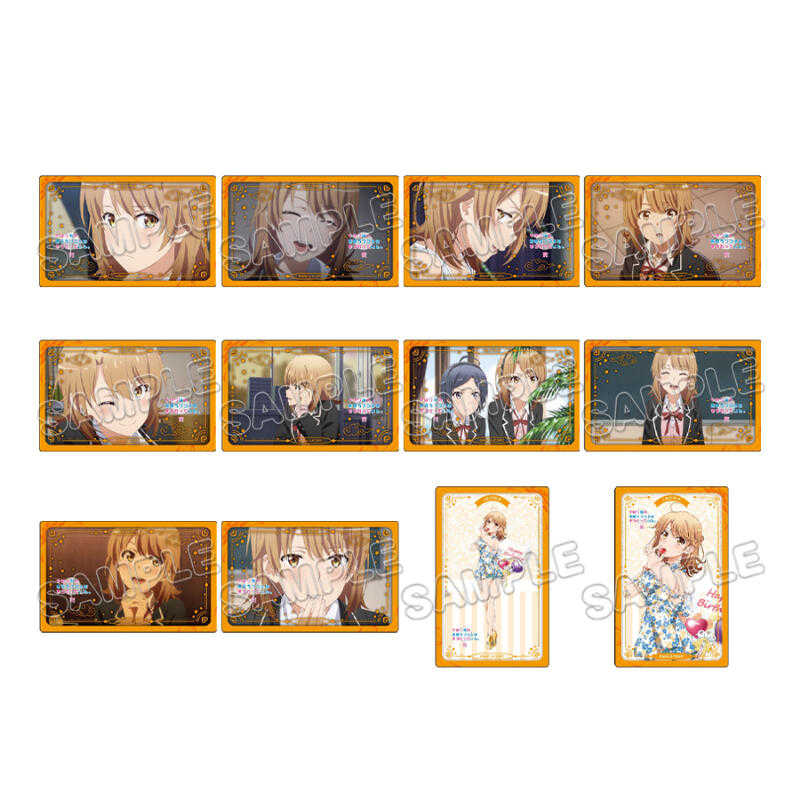 ☆卡卡夫☆6月預購(取付免訂金)TBS 果然我的青春戀愛喜劇搞錯了 一色伊呂波 透明卡片收藏集 中盒 0506