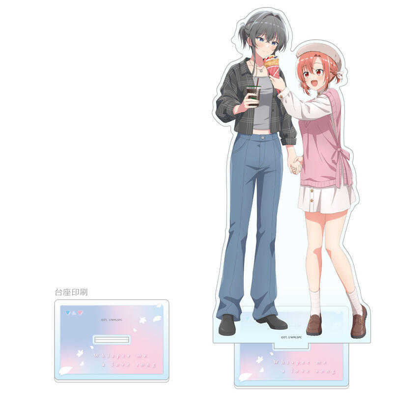 ☆卡卡夫☆25年8月預購(取付免訂金) 窗簾魂 恰如細語般的戀歌 木野陽鞠 \u0026 朝凪依 特大壓克力立牌 0530