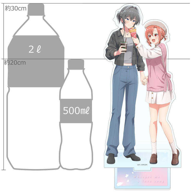 ☆卡卡夫☆25年8月預購(取付免訂金) 窗簾魂 恰如細語般的戀歌 木野陽鞠 \u0026 朝凪依 特大壓克力立牌 0530