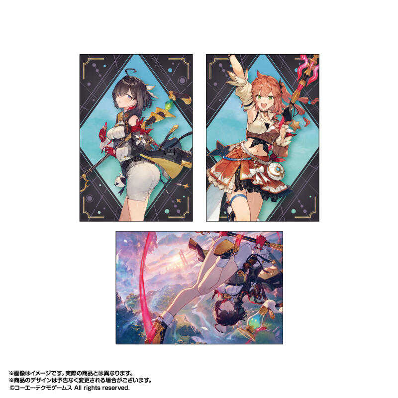 ☆卡卡夫☆全新現貨 amiami 優米雅的鍊金工房 明信片3入套組 分售