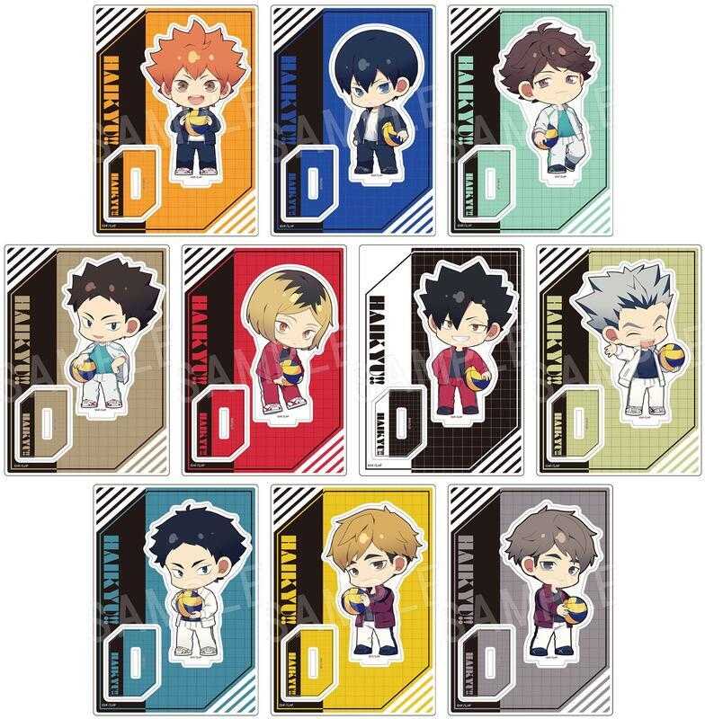 ☆卡卡夫☆全新現貨 中外鑛業 排球少年!! 拿排球 Q版壓克力立牌 分售