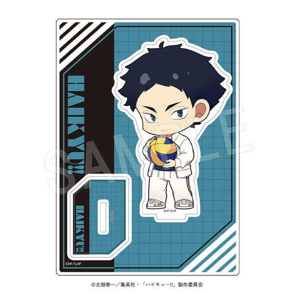 ☆卡卡夫☆全新現貨 中外鑛業 排球少年!! 拿排球 Q版壓克力立牌 分售