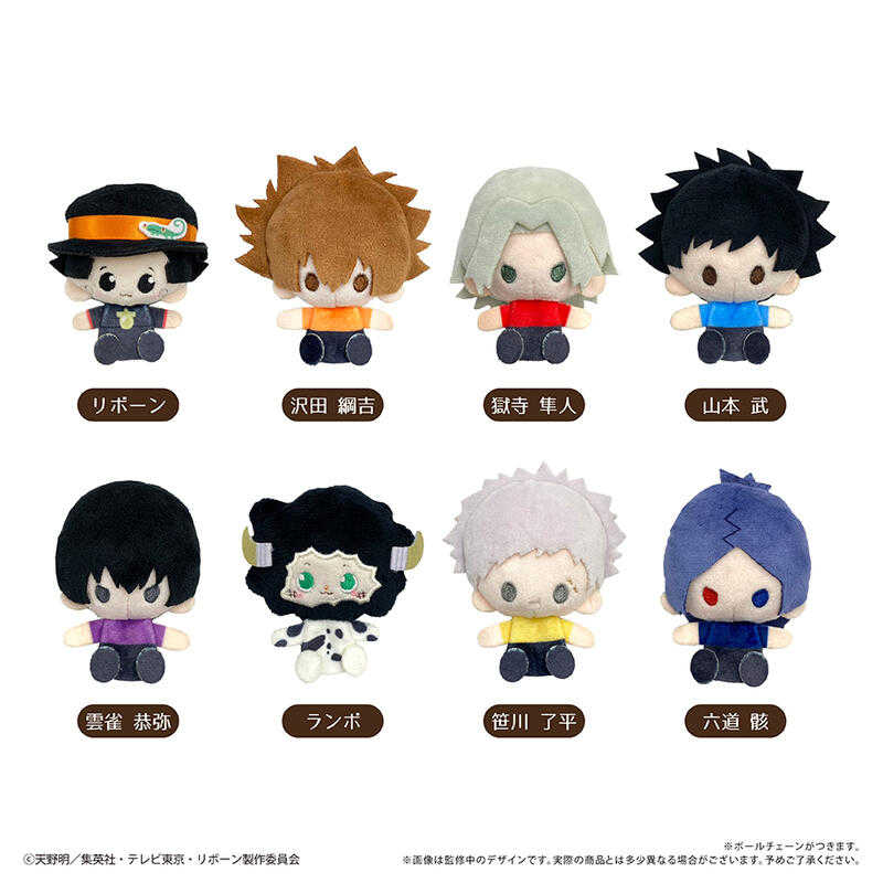 ☆卡卡夫☆9月預購(取付免訂金) TAPIOCA 家庭教師 REBORN! Q版坐姿布偶徽章集 中盒 0509