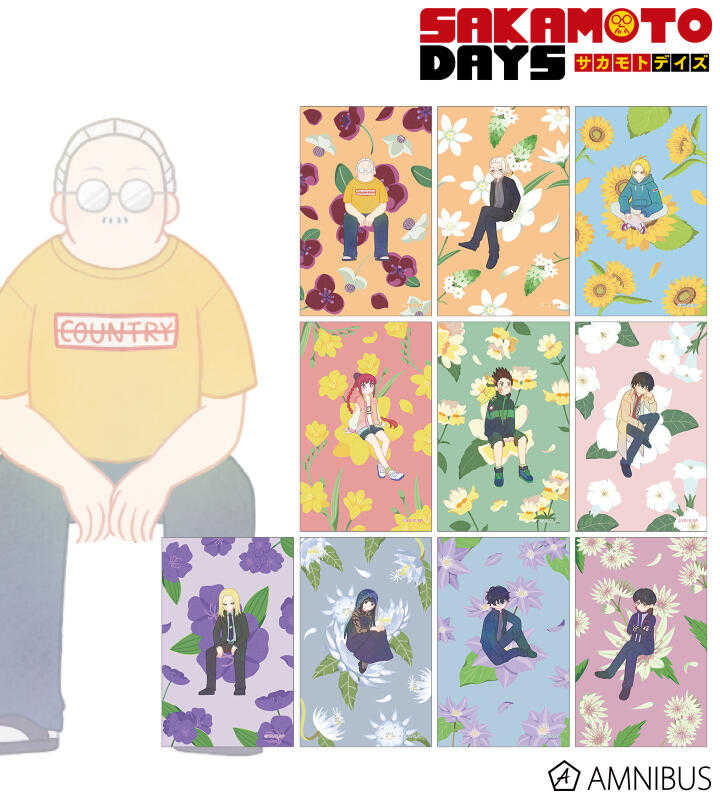 ☆卡卡夫☆25年8月預購(取付免訂金) amnibus 坂本日常 植物主題 寫真卡收藏集 中盒 0513
