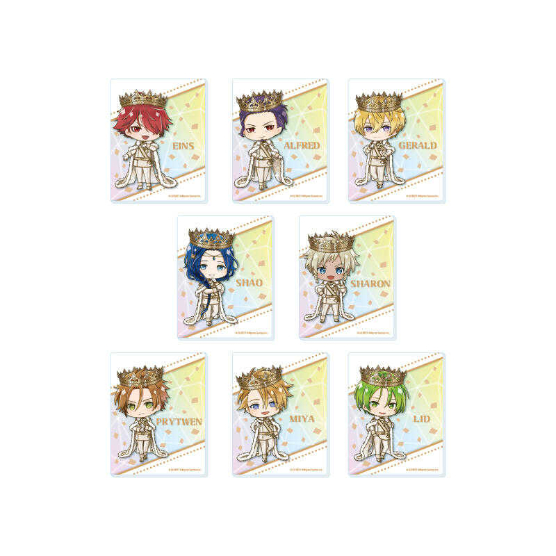 ☆卡卡夫7月預購(取付免訂金)A3 夢王國與沉睡中的100位王子殿下 宮廷風 Q版壓克力卡片收藏集 中盒 06 0512