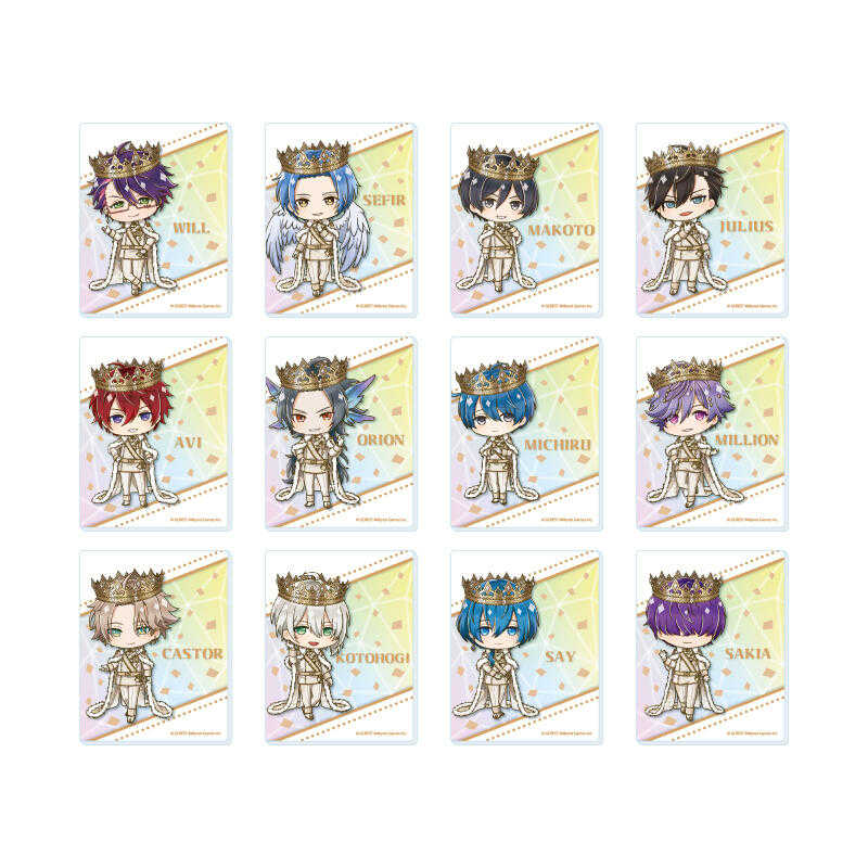 ☆卡卡夫7月預購(取付免訂金)A3 夢王國與沉睡中的100位王子殿下 宮廷風 Q版壓克力卡片收藏集 中盒 07 0512