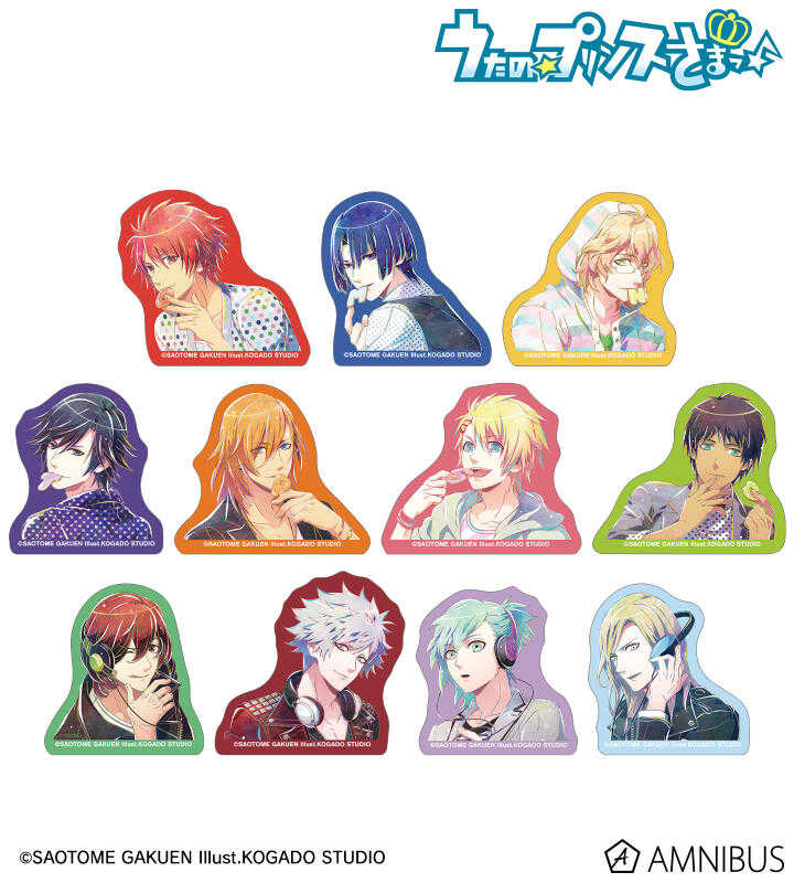 ☆卡卡夫☆8月預購(取付免訂金) amnibus 歌之王子殿下 Ani-Art第5彈 造型貼紙收藏集 中盒 0520