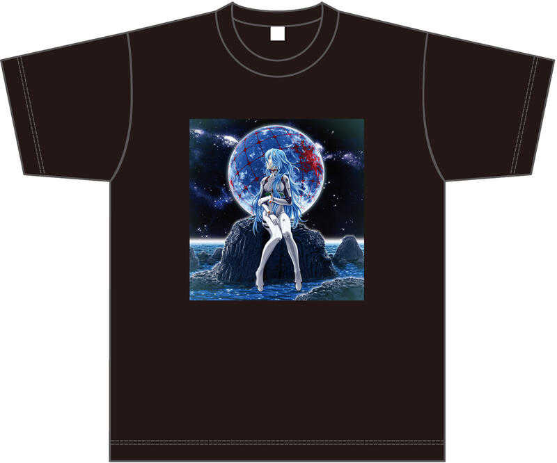 ☆卡卡夫☆25年7月預購(取付免訂金) Movic 新世紀福音戰士 EVA 綾波零(長髮) 純棉T恤 黑 0521