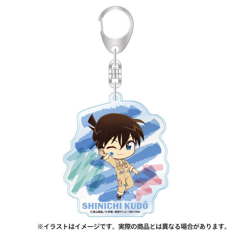 ☆卡卡夫☆全新現貨 Paluc 名偵探柯南 油漆藝術 Q版壓克力鑰匙圈 分售