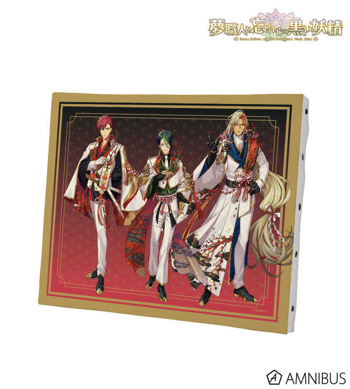 ☆卡卡夫☆8月預購(取付免訂金) amnibus 夢職人與無法忘懷的黑妖精 紅き黎明 落ちる花影 集合 帆布畫 0604