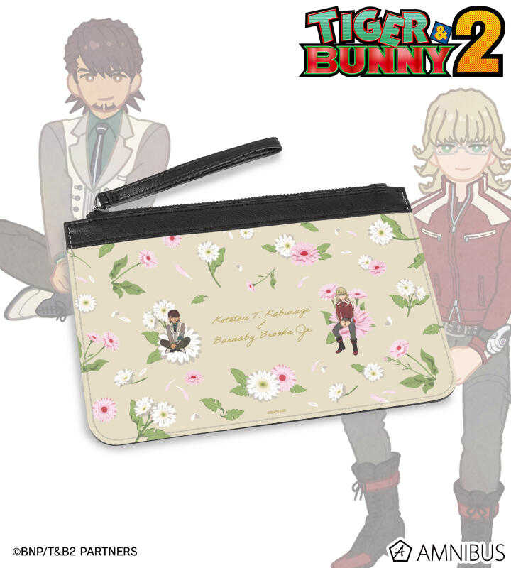 ☆卡卡夫☆8月預購(取付免訂金) amnibus 虎與兔 TIGER\u0026BUNNY 植物主題 合成皮小物收納包 0604