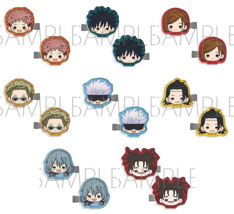 ☆卡卡夫☆全新現貨 Movic 咒術迴戰 Q版大頭髮夾2入套組 瀏海夾 分售